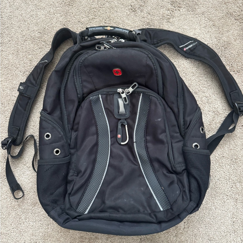 SWISS ARMY (AIRFLOW)  Black Backpack for Men